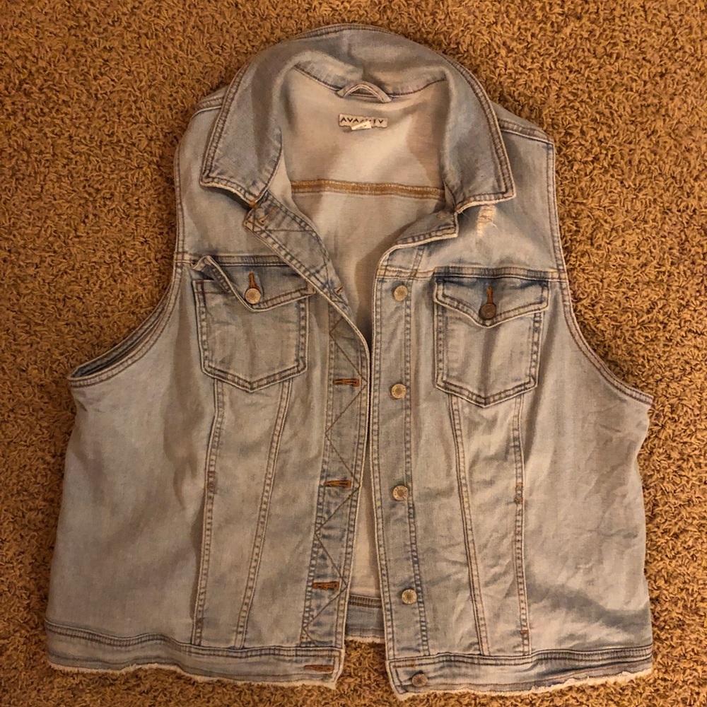 Denim Vest 2x
